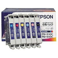 EPSON インクカートリッジ IC6CL21 6色